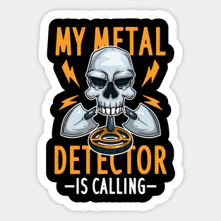 Metal Detecting Sticker